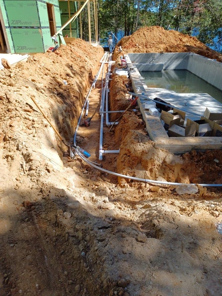 Swamp Rabbit Septic job site