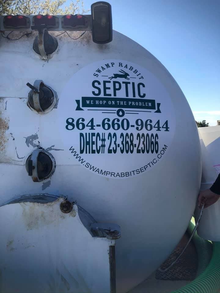 Swamp Rabbit Septic job site