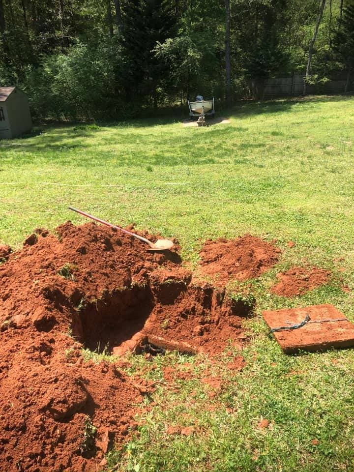 Swamp Rabbit Septic job site